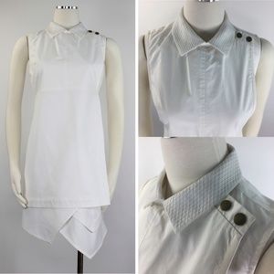 Proenza Schouler White Military Sleeveless Dress 4